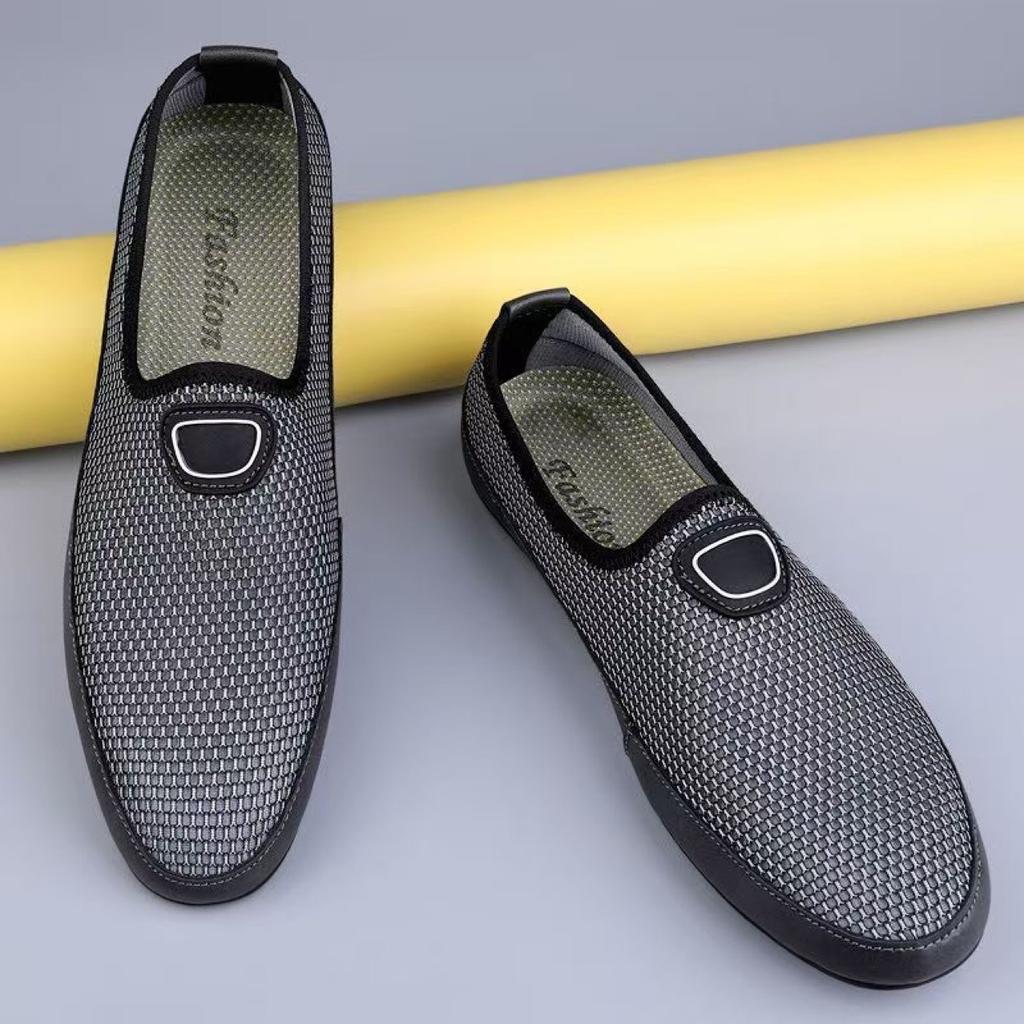 Hot-selling hollow breathable casual shoes summer foot cover comfortable Doudou shoes punching breathable mesh shoes