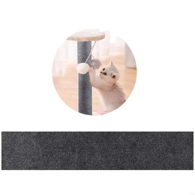 Cats Carpet Replacements for Cats Tree Shelves Trimmable Adhesive Cats Scratch Mat Easily Use for Protect Furniture X3UC