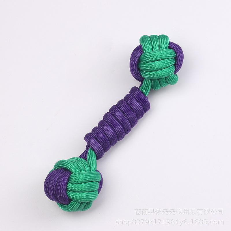 Dog Rope Toy Chew Knot Ball for Puppy Small Medium Dogs Teething Cleaning Interactive Play