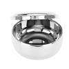 Universal Men Stainless Steel Beard Shaving Soap Bowl Shaving Mug Container With A Lid