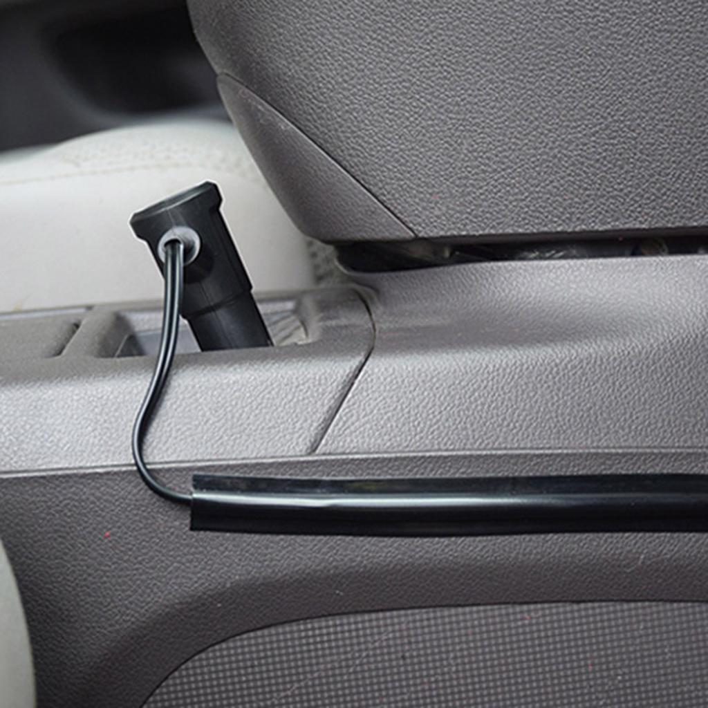 Car Concealed Cable Sleeve 4pcs Wire Sleeve with Strong Double Sided Adhesive for USB Audio and Video Line