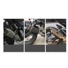 Ranzek Stainless Steel Exhaust Suitable for Ninja 250R 250 300 Z250 Z300 Muffler Carbon Pipe, 2013-2018, Anti-Slip (470 Fiber)