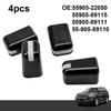 Car Climate Control Air Conditioner Knob Car Maintenance 4PCS Heater Control Knob Set Car Accessory Complete Set Of Knobs