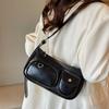 Bag Women's 2025 Spring and Summer New Korean Ins Niche Personalized Retro Shoulder Underarm Bag Crossbody Small Square Bag