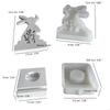 Rabbit Holder Resin Molds DIY Easter Rabbit Candlestick Silicone Mould X3UC