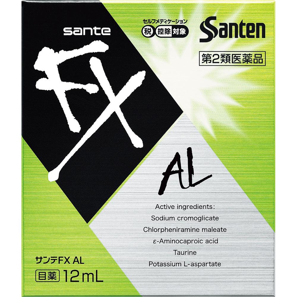 

Santen Pharmaceutical Sante FX AL 12ml Anti-Allergy Eye Drops Indications: Relief of the following allergic eye symptoms caused by pollen, house dust, 1