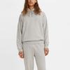 Levis Hooded Drawstring Embroidered Sweatshirt Men Sweatshirts Gray A0747-0007