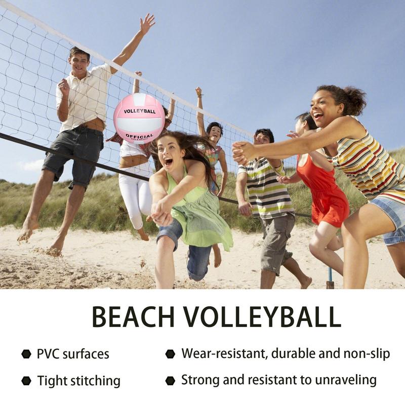 Outdoor Beach Volleyball Size 5 Volleyball Professional Training Match Game Ball for Youth Beginners Indoor Practice Ball