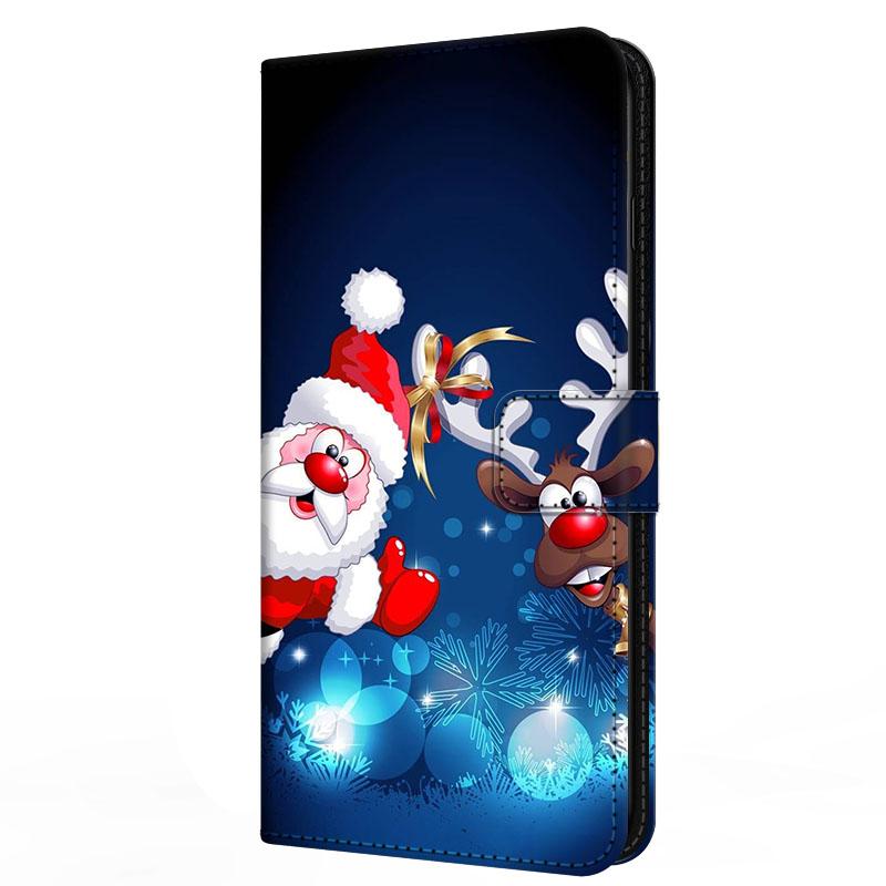 Wallet Cover For Oppo A5 4G 5G Case A5i Pro A5m Flip Stand Book Magnetic Leather Case For Oppo A5x 4G 5G Christmas Cases A 5x