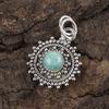 Amazonite Gemstone 925 Solid Sterling Silver Handmade Jewelry Pendant