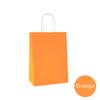 StoBag, Colorful Kraft Paper Gift Bag, Solid Color, for packing Goodies takeaway, birthday, wedding, Eco-Friendly, 12/30pcs