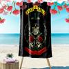 Guns&Roses Print Beach Towel, Large Soft Quick Dry Towel for Beach Camping Swimming