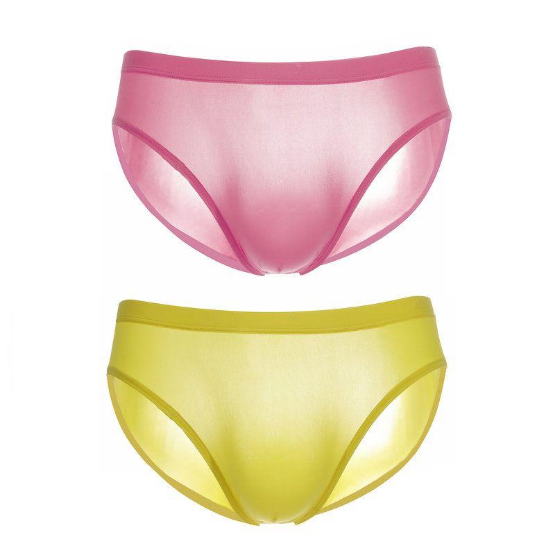 3pcs Men's Sexy Ice Silk Triangle Shorts - Icy Cool Feeling Plus Size