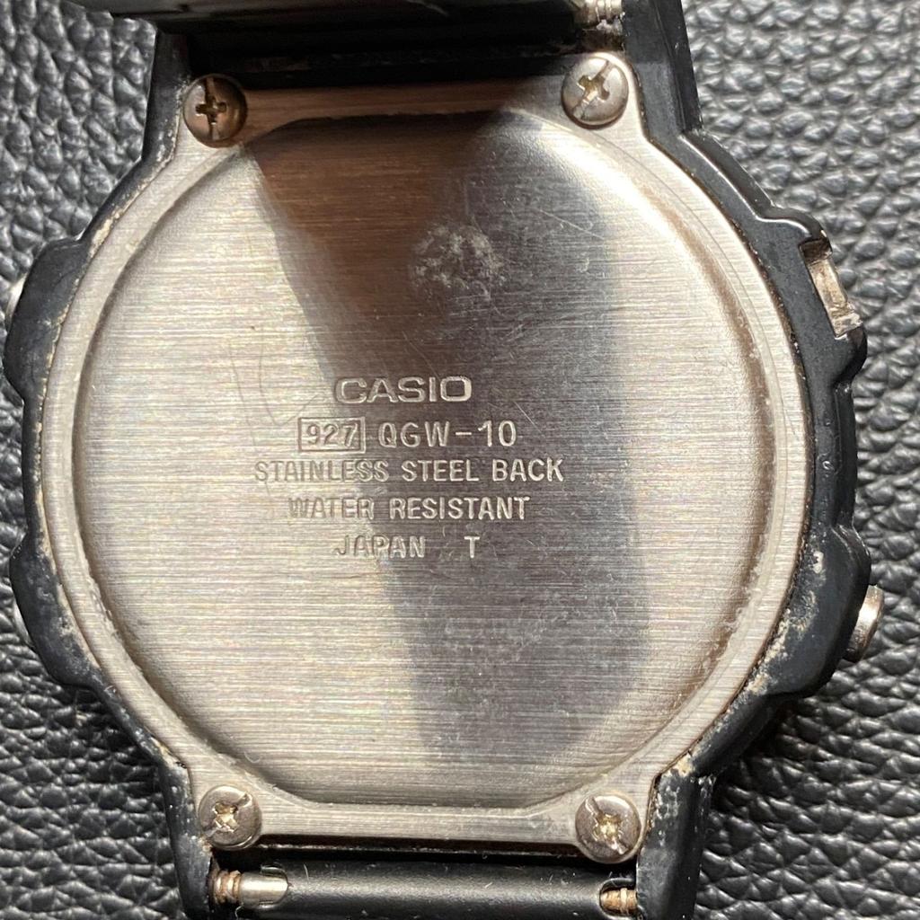 Vintage CASIO QGW-10 Digital Watch HEXA GRAPH Rare Japan FS