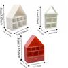 1pc / 2pcs / 3pcs White / Red Ring Necklace Organizer Earrings Storage Box  Desktop Decor