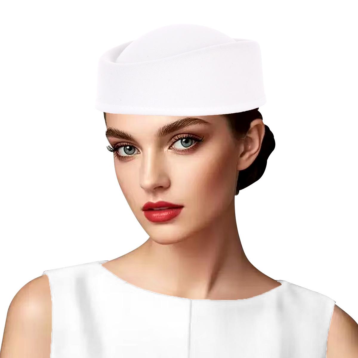 

JYL TS DIY Cross Border African Hot Selling Cap Solid Color Exaggerated Braid Headband White_ коричный