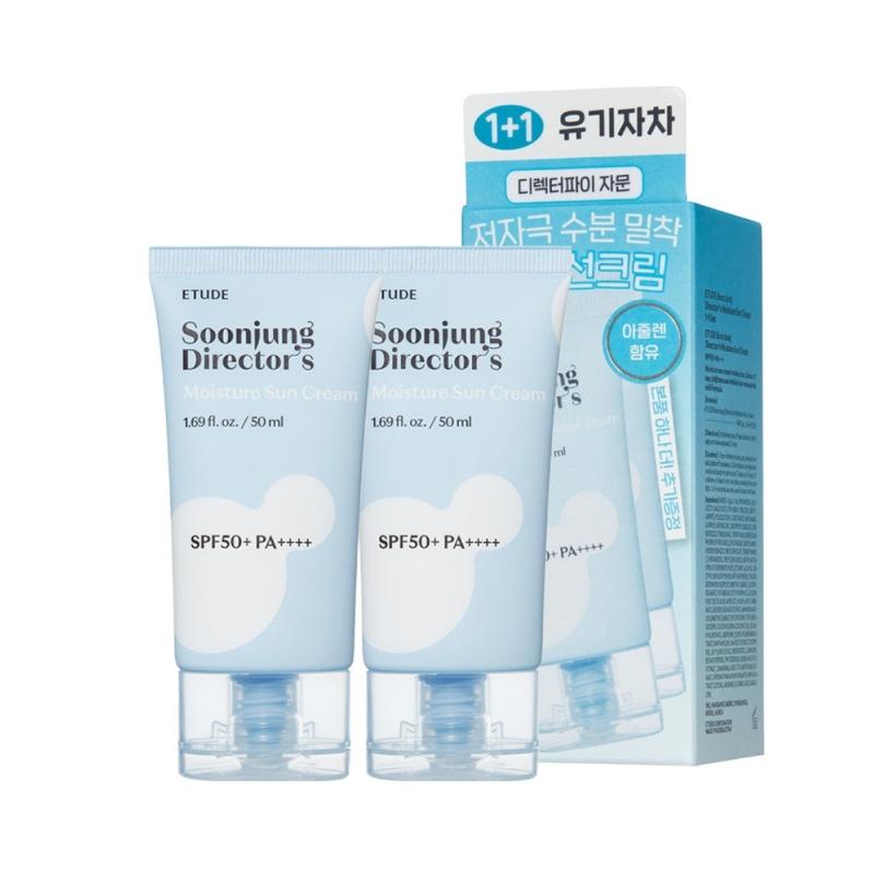 [ETUDE] Soonjung Director s Moisture Sun Cream Double Pack (50ml x 2EA) - Lightweight Gel
