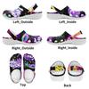 Color Print EVA Beach Clogs Unisex Lightweight Breathable Slip On Garden Shoes Bathroom Pool Home Summer Wear Beach Pool Wear