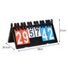 Score Card Foldable Professional Numbers Scoreboard Flip Score Board for