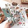 2.8D Landschafts-Scrapbooking-Aufkleber Miniatur-Hütten-Szene Stapel-Kleb-Handkonto-Schreibwaren Geschenk für Kind Kind