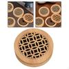 Wood Aroma Burner Box Censer for Home And Hotel Fragrance Diffuser with Lid