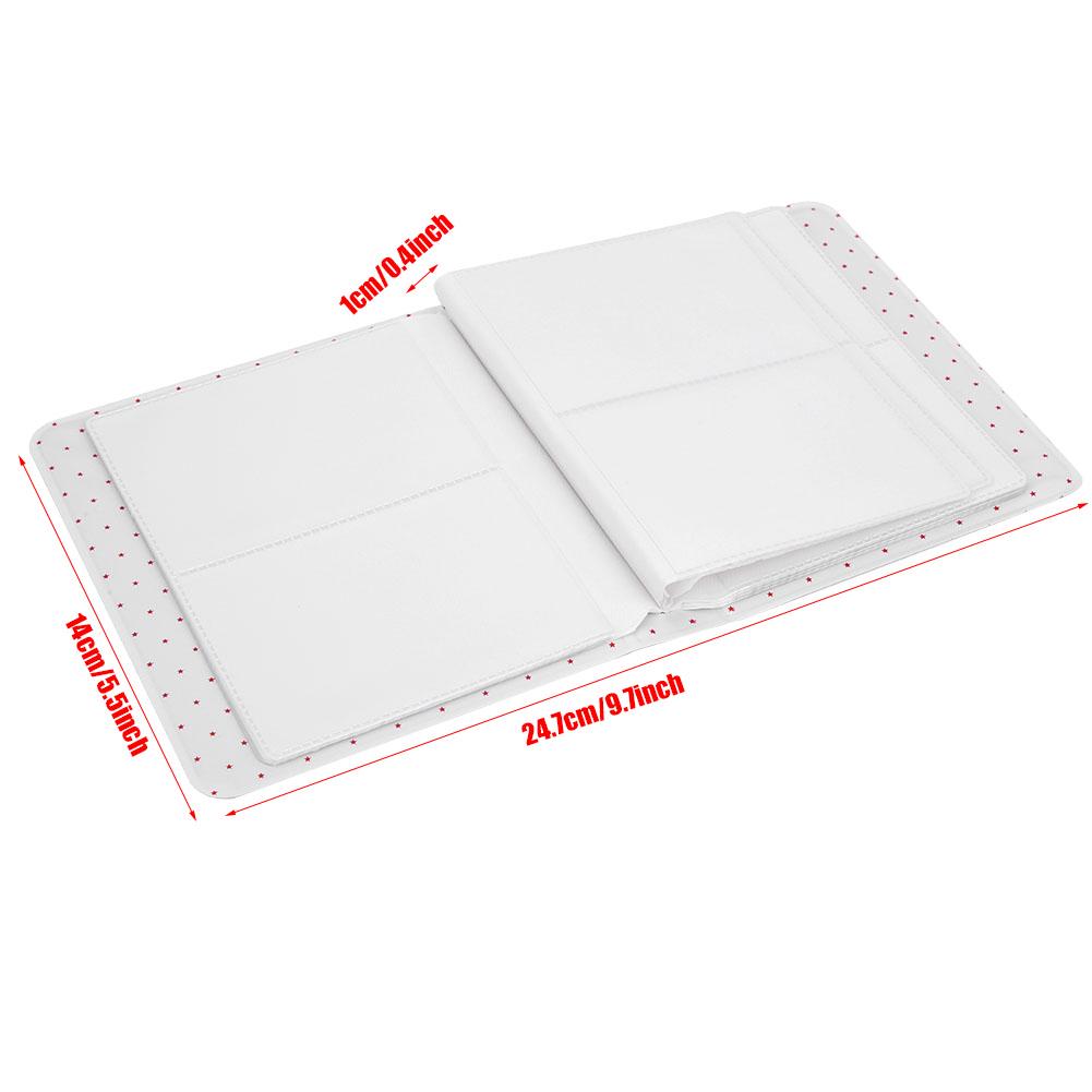 Quicksand Beads 64 Pockets 3 Inch Photo Book Album For Camera Photos(blue)