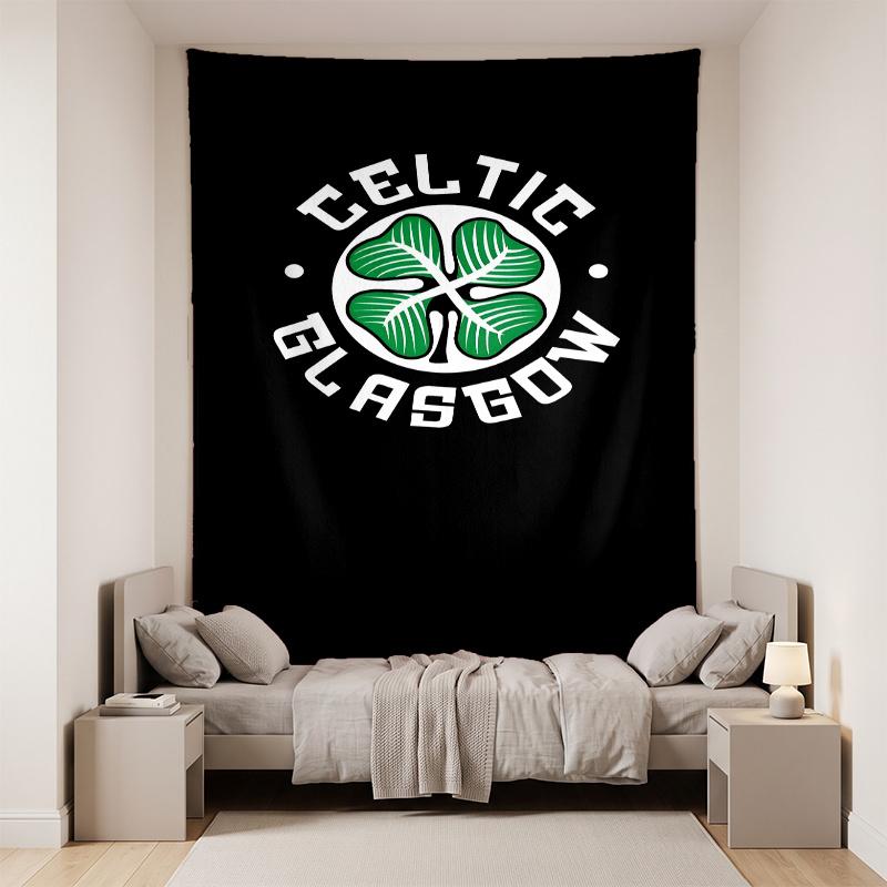 Celtic Football Club (1) Wandteppich Wandbehang Kulisse Für Schlafzimmer Wohnzimmer Heimdekoration