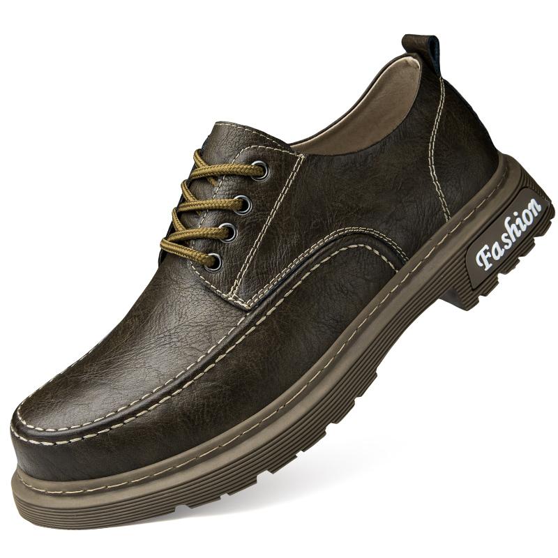 2026 New Soft Soled Genuine Leather Oxford Shoes Outdoor Nonslip Mens Walking Shoes Casual Light Business Footwear Workwear Shoe