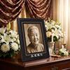 Deceased Picture Storage Frame Classic Wooden Photo Frame Memorial Photo Frame Tabletop Display
