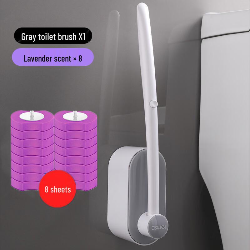 cmaos Disposable Toilet Brush & Holder Set