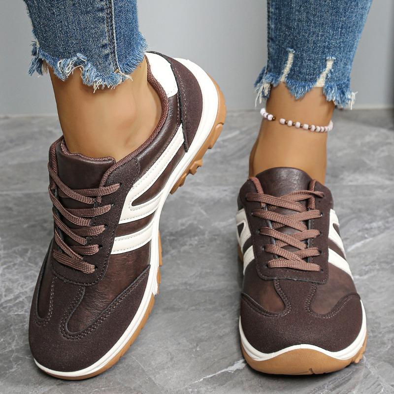 New Large-sized Retro Shoes, Women's Casual Sports Shoes, Women's Single Shoes