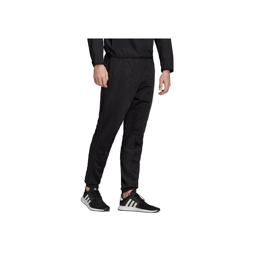Adidas Originals PT3 Casual Lace-Up Comfortable Solid Color Sports Long Pants Men Bottoms Black ED5790