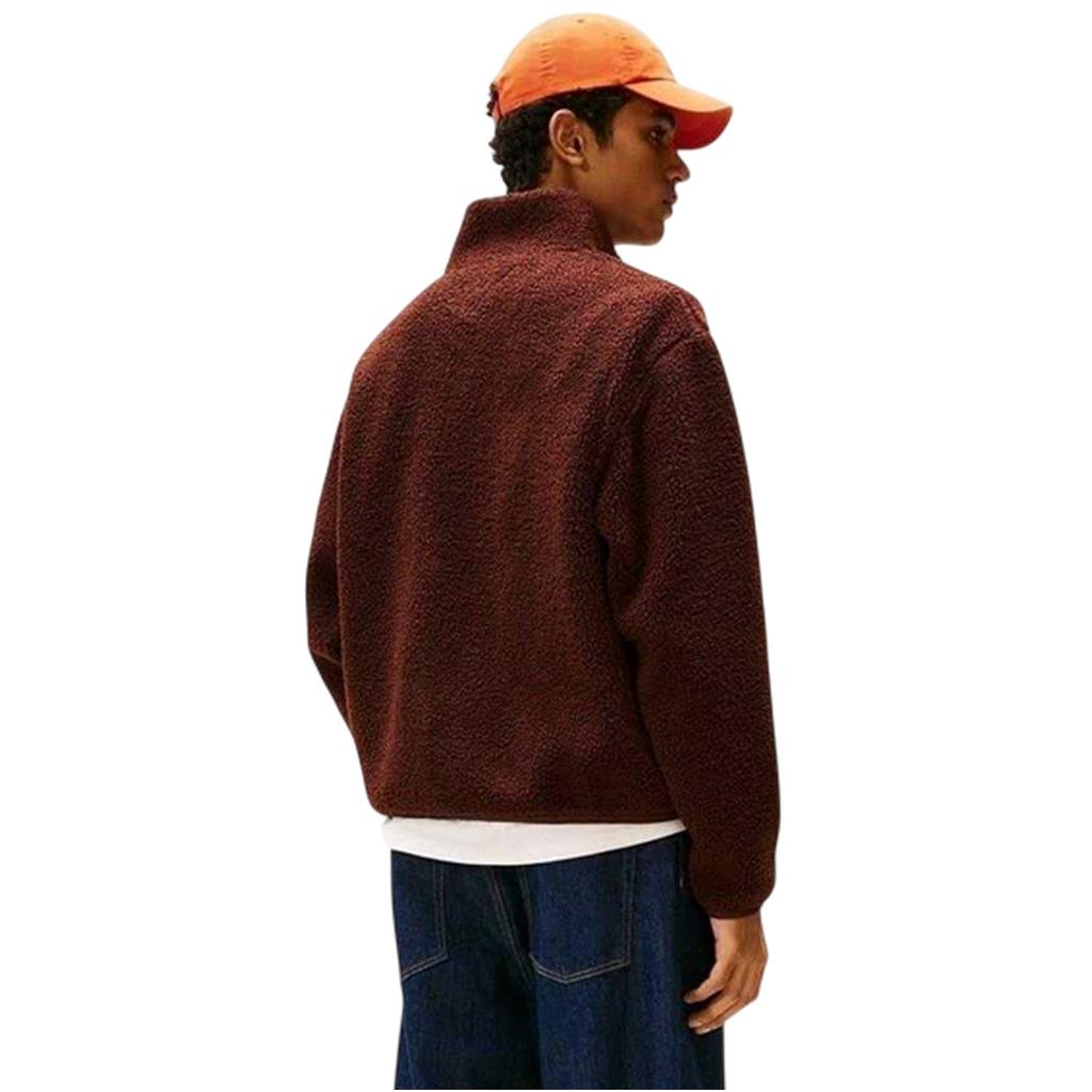 Tommy Jeans Mens Teddy Fleece Regular Fleece Jacket
