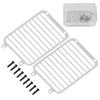 Metal Front Headlight Grille Light Cover for TRAXXAS TRX6 TRX4 1 10 Crawler Car AccessorySilver