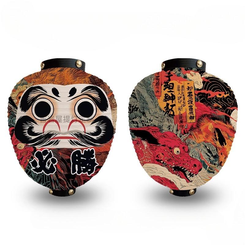 27x35 см Японский стиль Фонарь-подвеска с пожеланиями Дарума Маскот Японии Дарума Суши Паб Бистро Ресторан Изакая Декор Фонарь 27x35cm