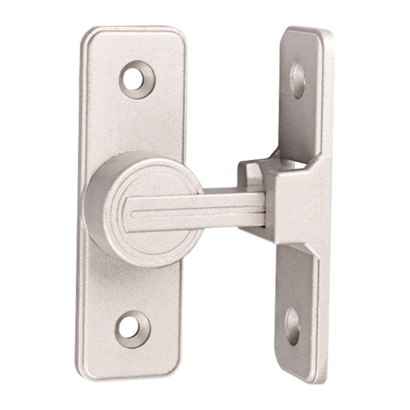 

Sliding Door Lock Latches 90 Degree Security Bolt with Screws Secure Sliding Door Bolt Lock for Indoor & Outdoor Use 1