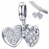 Charms Heart Opening Forever Love Bead Pr 925 Pendant Beads