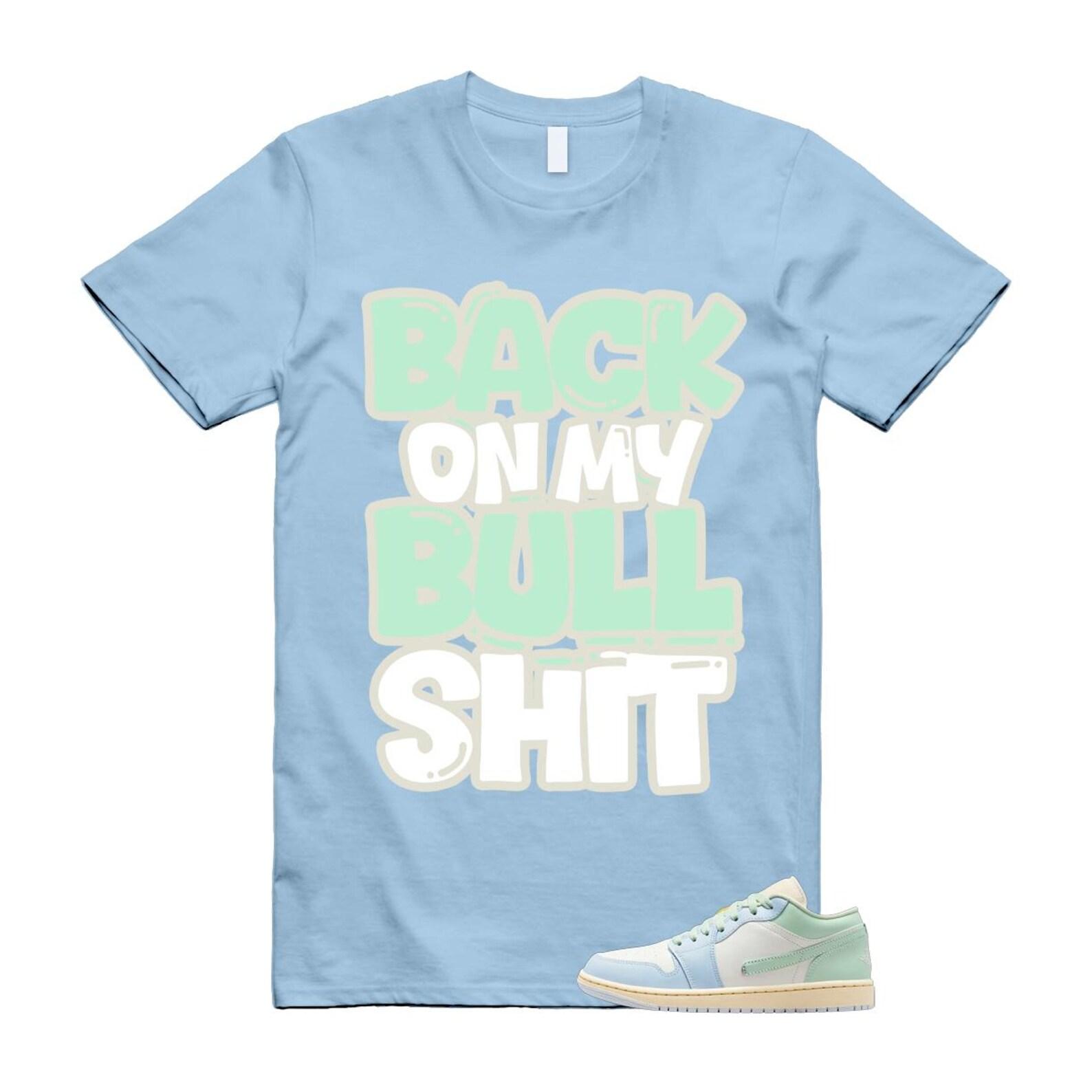 1 Sail Jade Aura Muslin White Ice Blue Mint T Shirt Match BULL XL