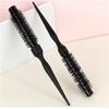 5pcs/set Black Aluminum Tube Hair Brush Comb Curly Round Hair Comb Professional Hairdresser Comb Salon Barber Styling Tool