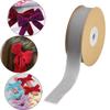 Velvet Ribbon with Spool Flocking Ribbons Florist Ribbon Single Face Velvet Ribbon Roll for Gift Wrapping Birthday Invitation