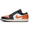 Jordan Air Jordan 1 Sunset C Abrasion Resistant Low top Vintage Basketball Shoes Unisex Black Red 553558-081(Team734-C)