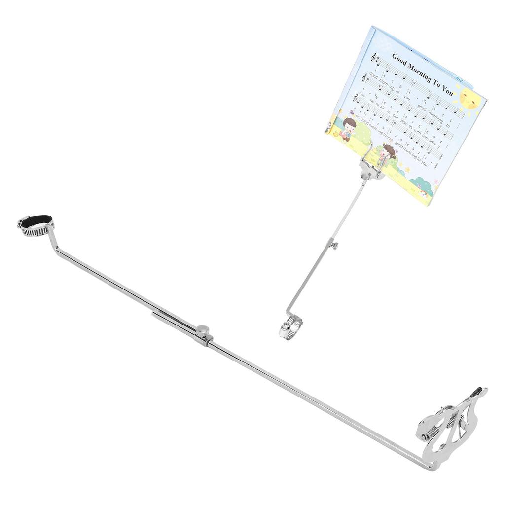 Fløytemusikk Klype Bærbar Jern Blåseinstrument Notestativ Klype for Øving