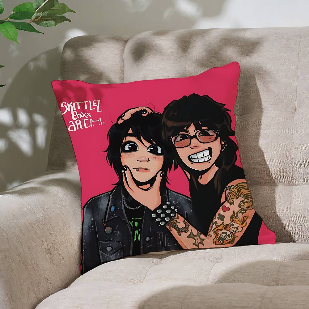 CoolJake Webber Johnnie GGuilbert Customizable Square Pillowcases Stylish And Soft Perfect For Beds Cars And Sofas