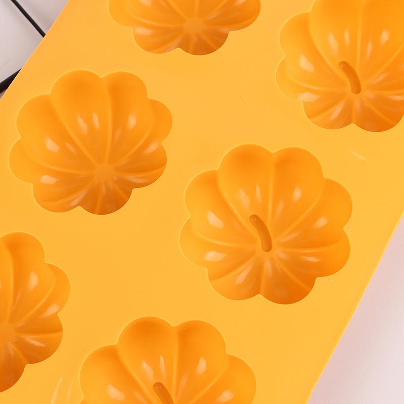 Pumpkin Silicone Molds Thanksgiving Fall Theme Ice Cube Tray Silicone Mold Muffin Chocolate Harvest Cake Baking Decoration Mould