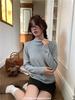 Women's Half-High Collar Knitted Sweater for Early Spring, Autumn, and Winter - 2024 Student Base Layer and Outerwear.