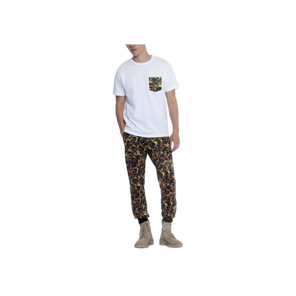 Coach Camouflage Print Casual Jogger Knit Sports Pants Men Bottoms C6455-T7W