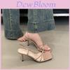 Elegant Summer Open Toe Sandals With Cross Straps For Women In Black Nude Silver