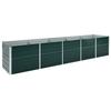 Garden Raised Bed Galvanized Steel 400 X 80 X 45 Cm Green