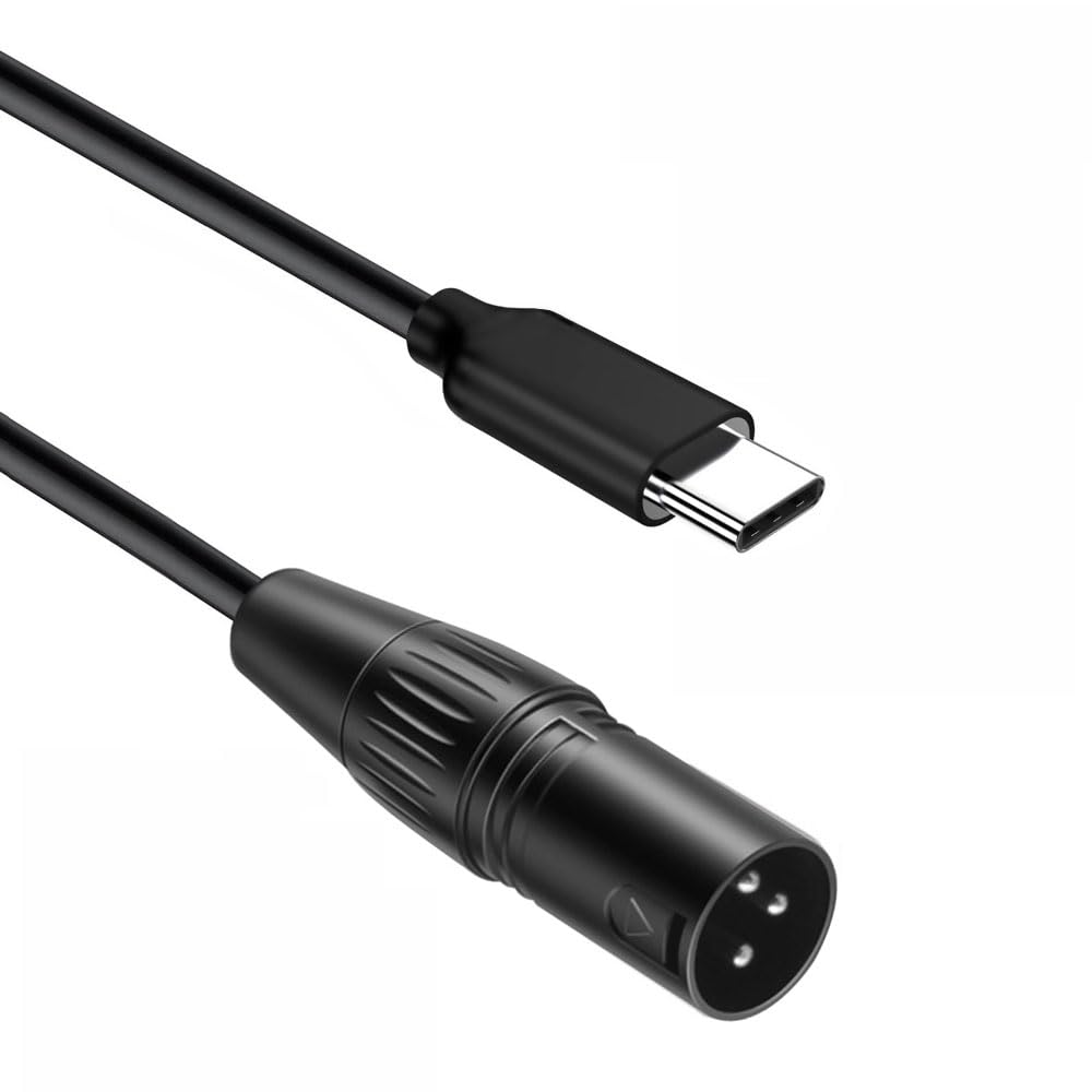 

Конвертер Waveman USB C в XLR, Кабель-конвертер Type C в XLR, Бескислородная медь 6N OFC, Однонаправленная передача, Стереоподключение для ЦАП