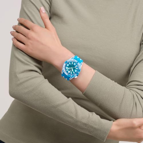 Swatch SCUBAQUA BLUE FIRE SSCU09S100 Men's Wristwatch, Blue